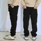 Pantalon Cargo Enfant - Noir