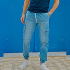 Pantalon Cargo Jogger jean