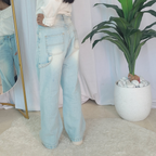 Baggy Fillette - Bleu clair