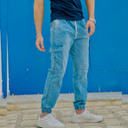 Pantalon Cargo Jogger jean