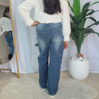 Baggy Fillette - Bleu foncé