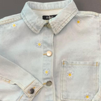 Veste jean avec Broderie