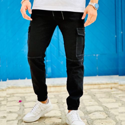 Pantalon Cargo Jogger jean