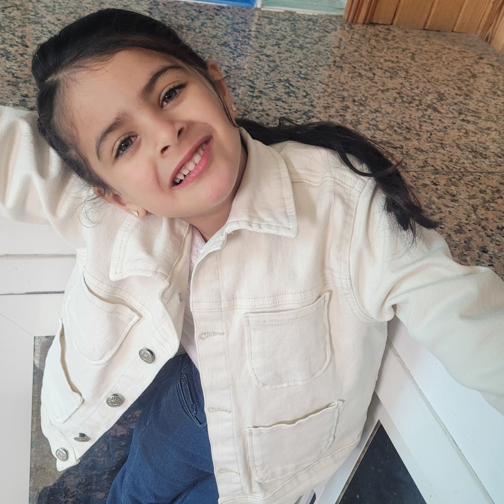 Surchemise fillette - Écru