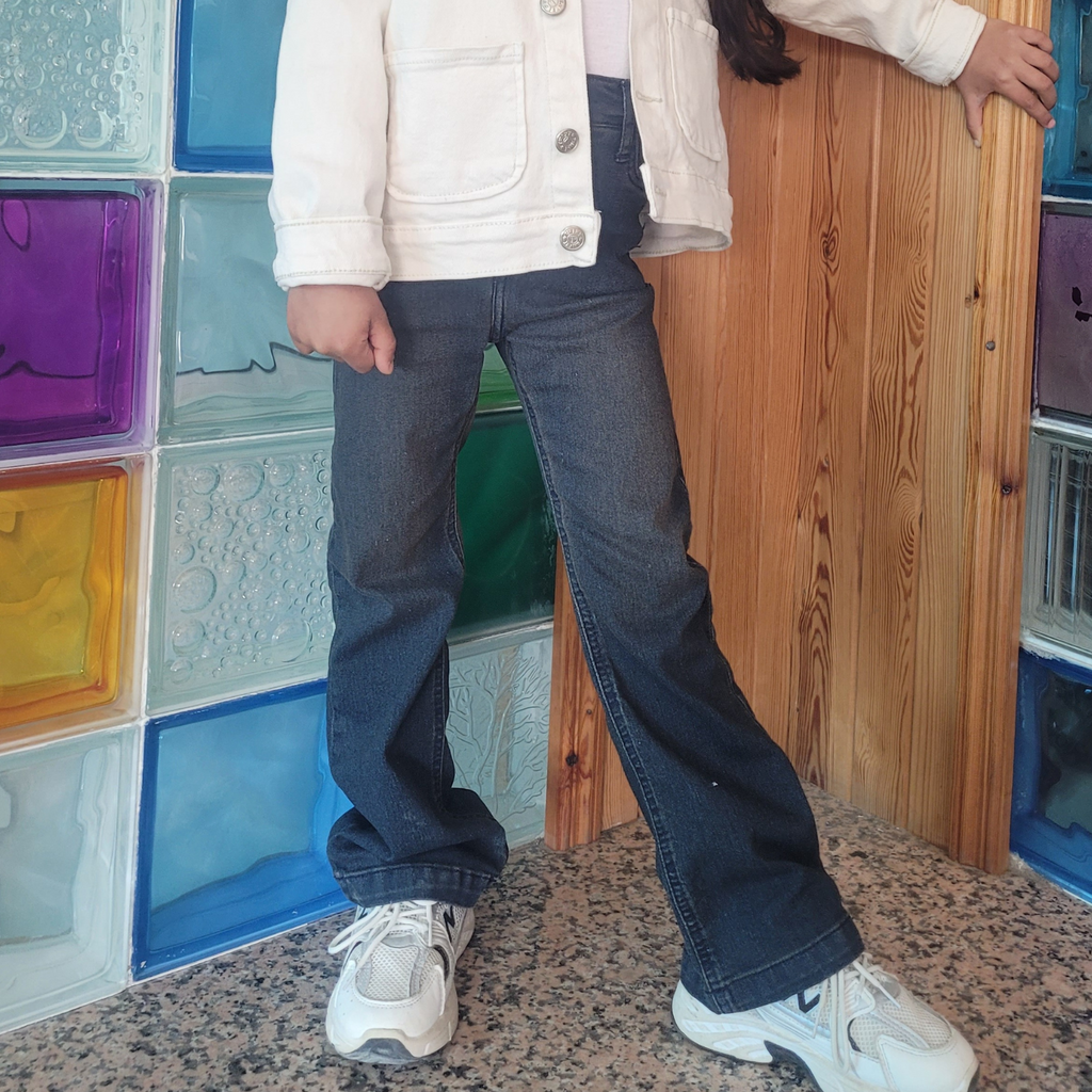 Jean Flare - Bleu dirty