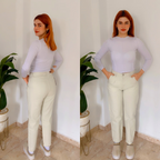 Jean style boyfriend Grande Taille