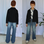 Jean Baggy Garçon - Bleu foncé