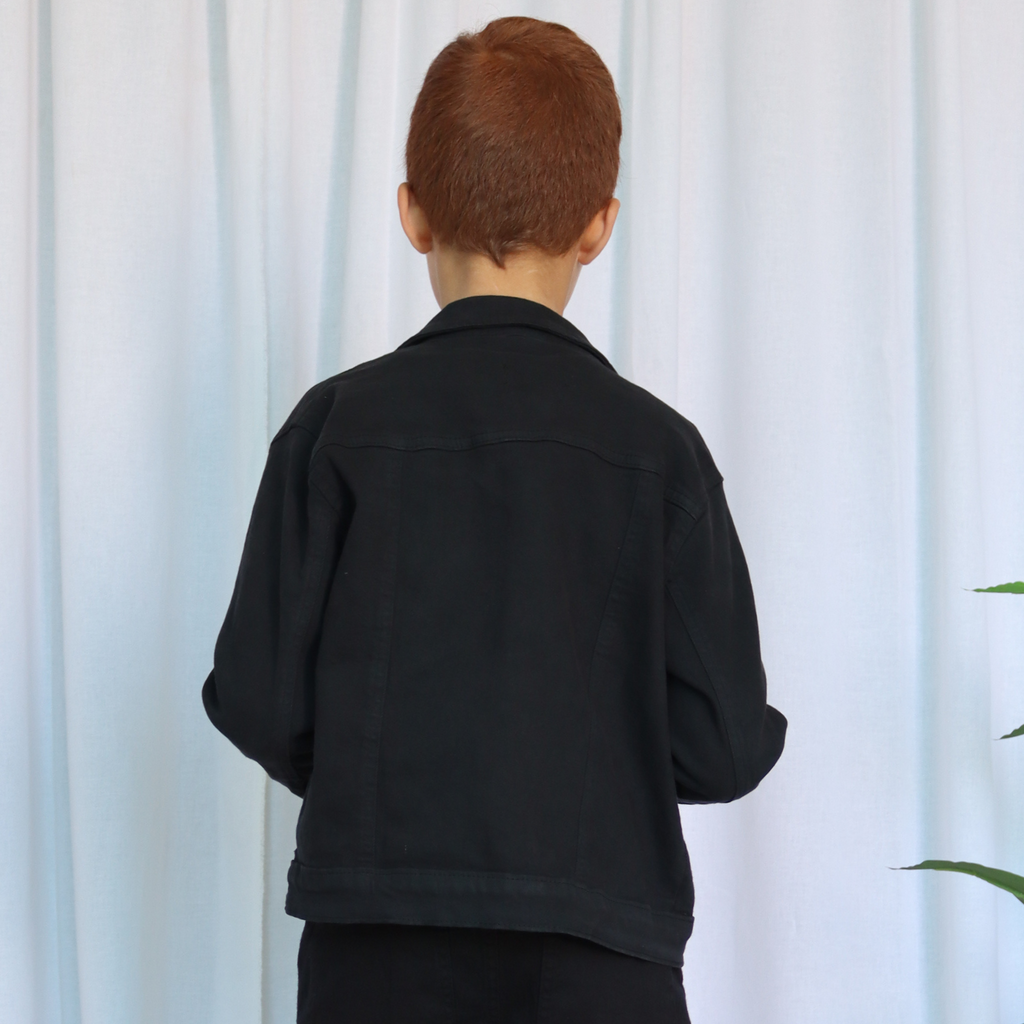 Surchemise Garçon en jean - Noir