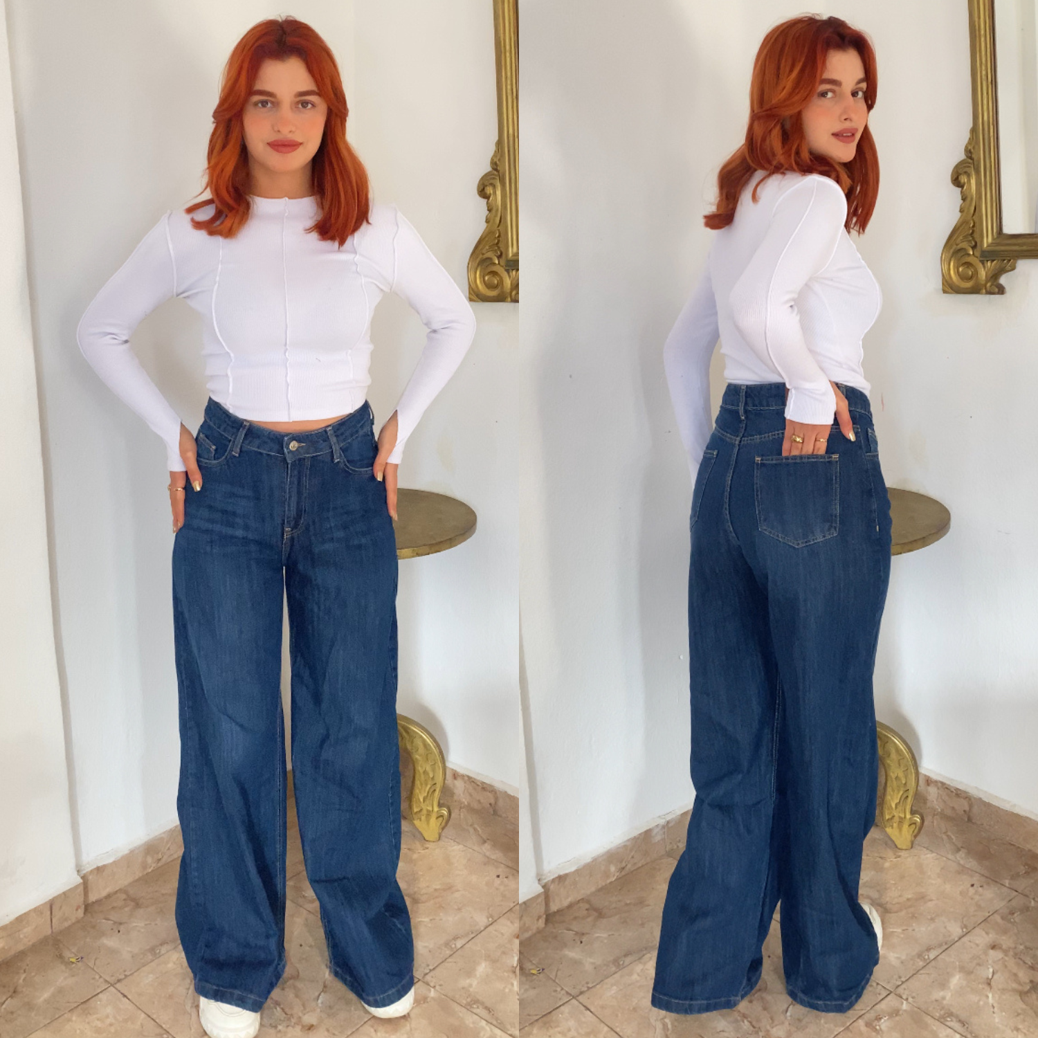 Jean Baggy trendy Grande Taille