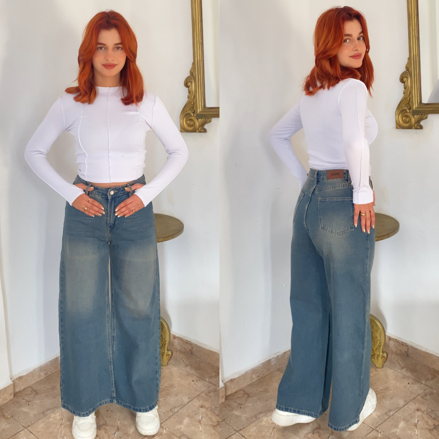 Jean Baggy trendy Grande Taille