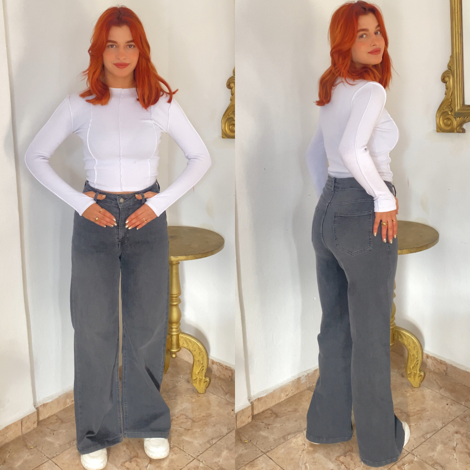 Jean Baggy trendy Grande Taille