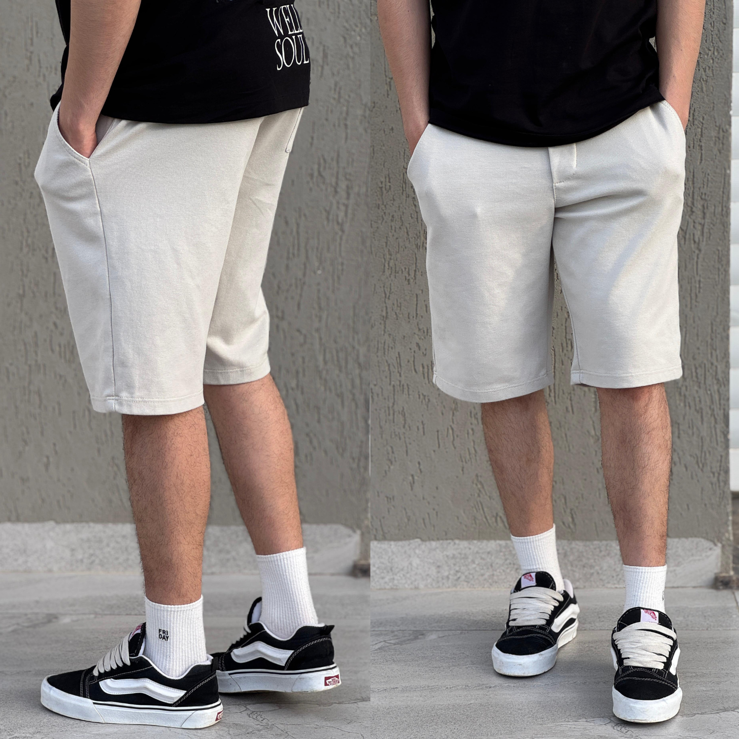 Short Regular Fit en molleton Grande taille