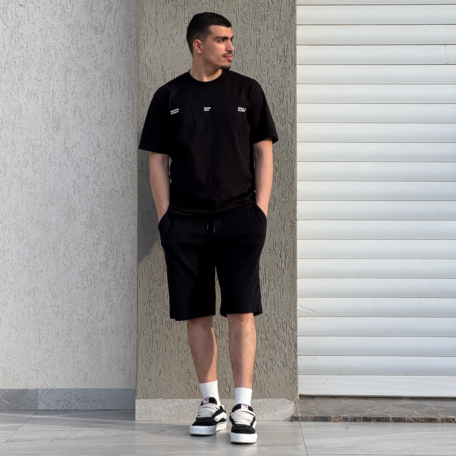 Short Regular Fit en molleton