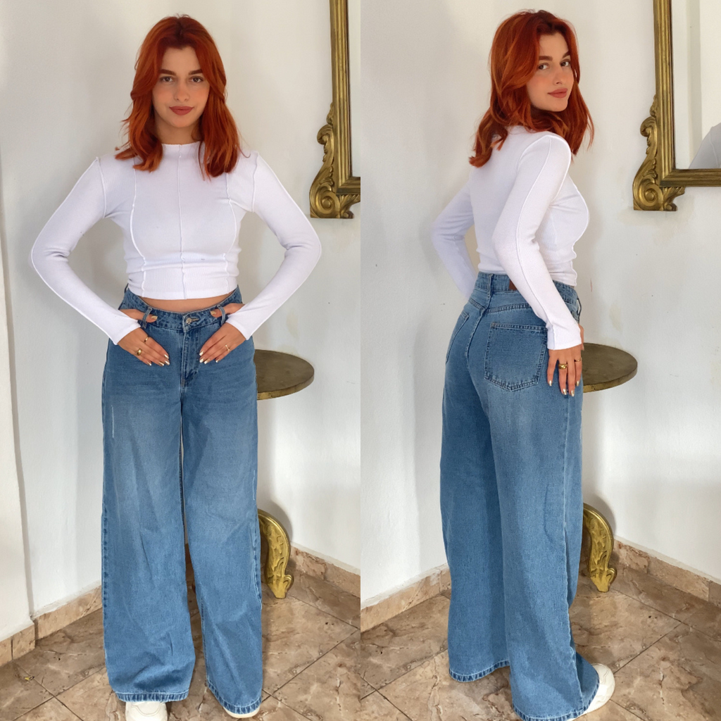 Jean Baggy trendy Grande Taille