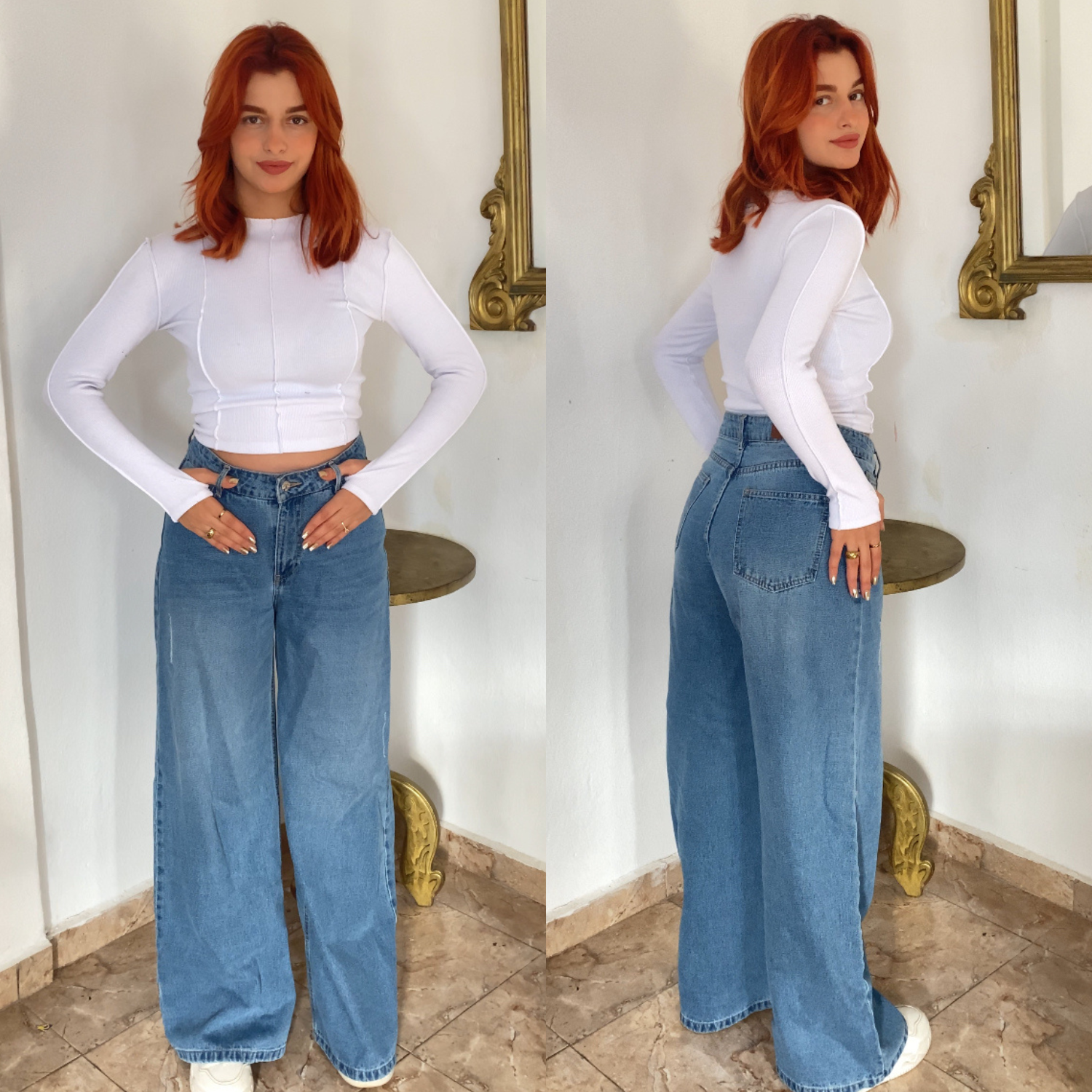 Jean Baggy trendy Grande Taille