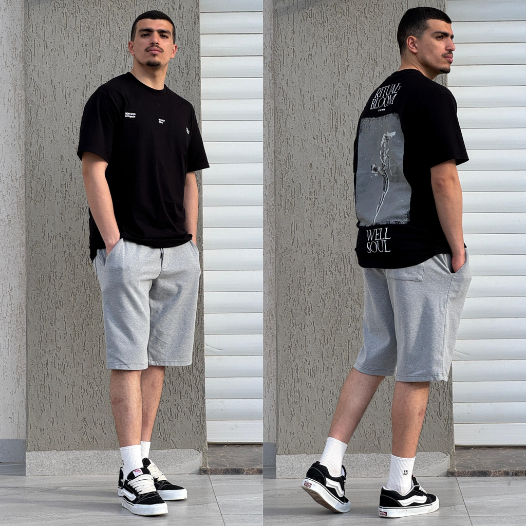 Short Regular Fit en molleton