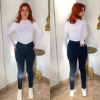 Jean moullant à taille haute