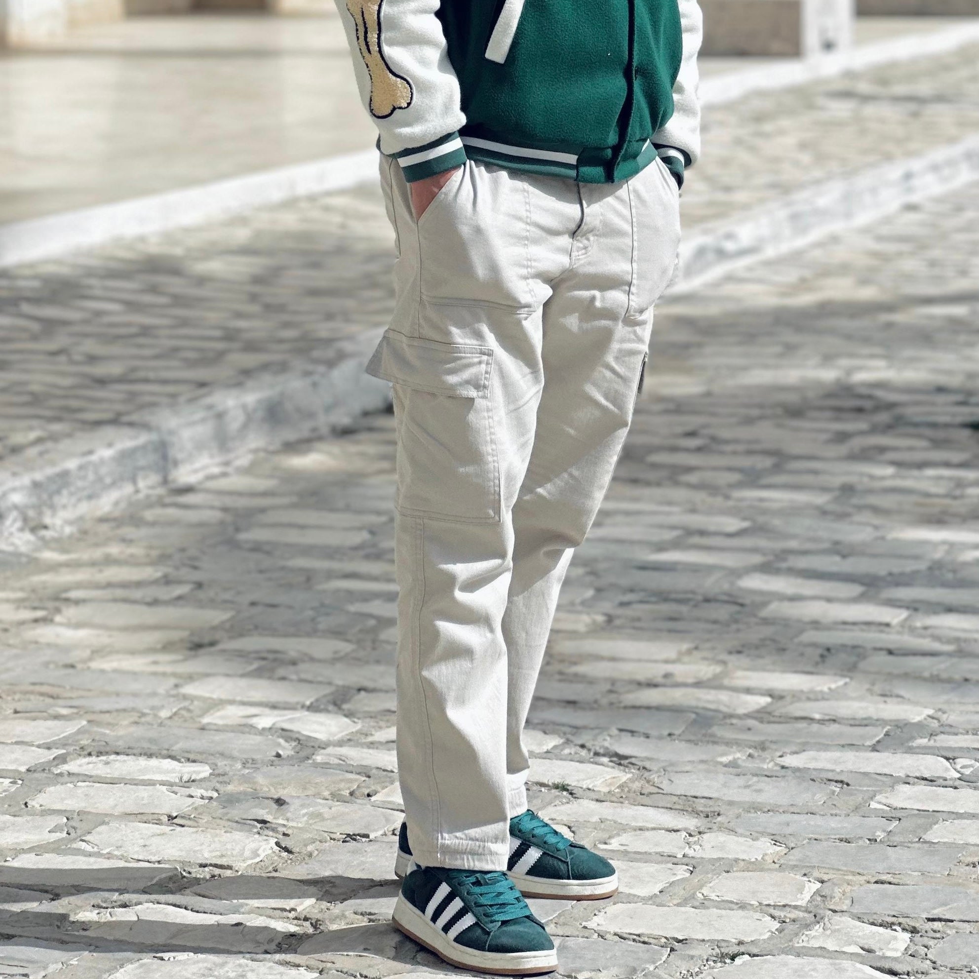 Pantalon Cargo Taille élastiquée