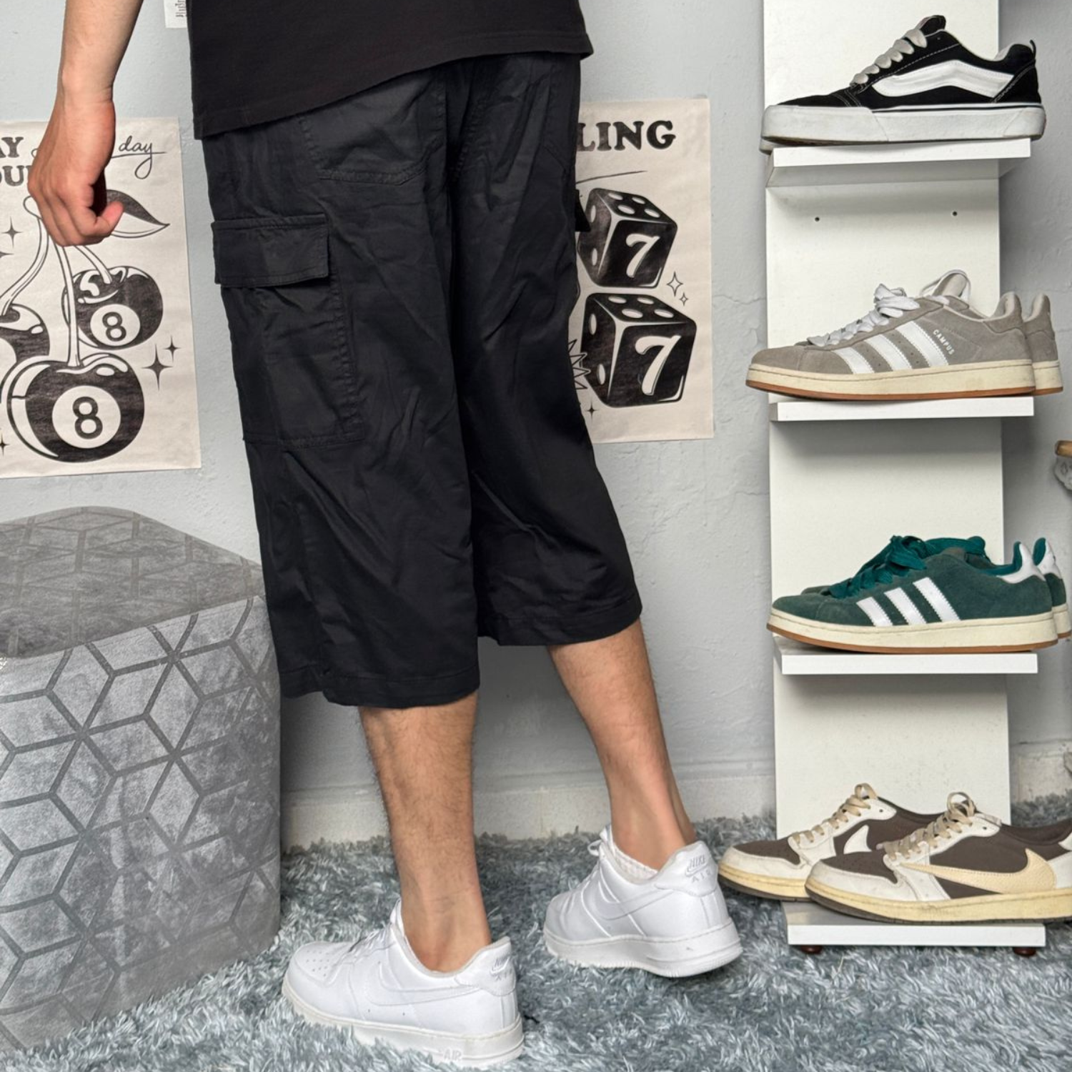 Pantacourt Cargo Homme