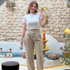 Pantalon tergal large