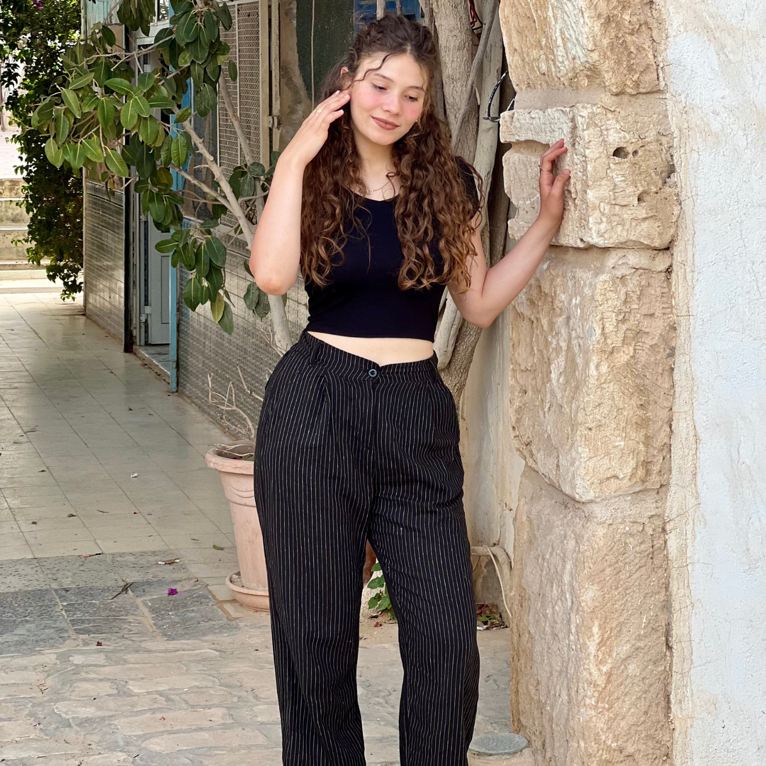 Pantalon tergal large