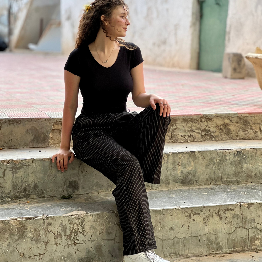 Pantalon tergal large