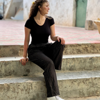 Pantalon tergal large