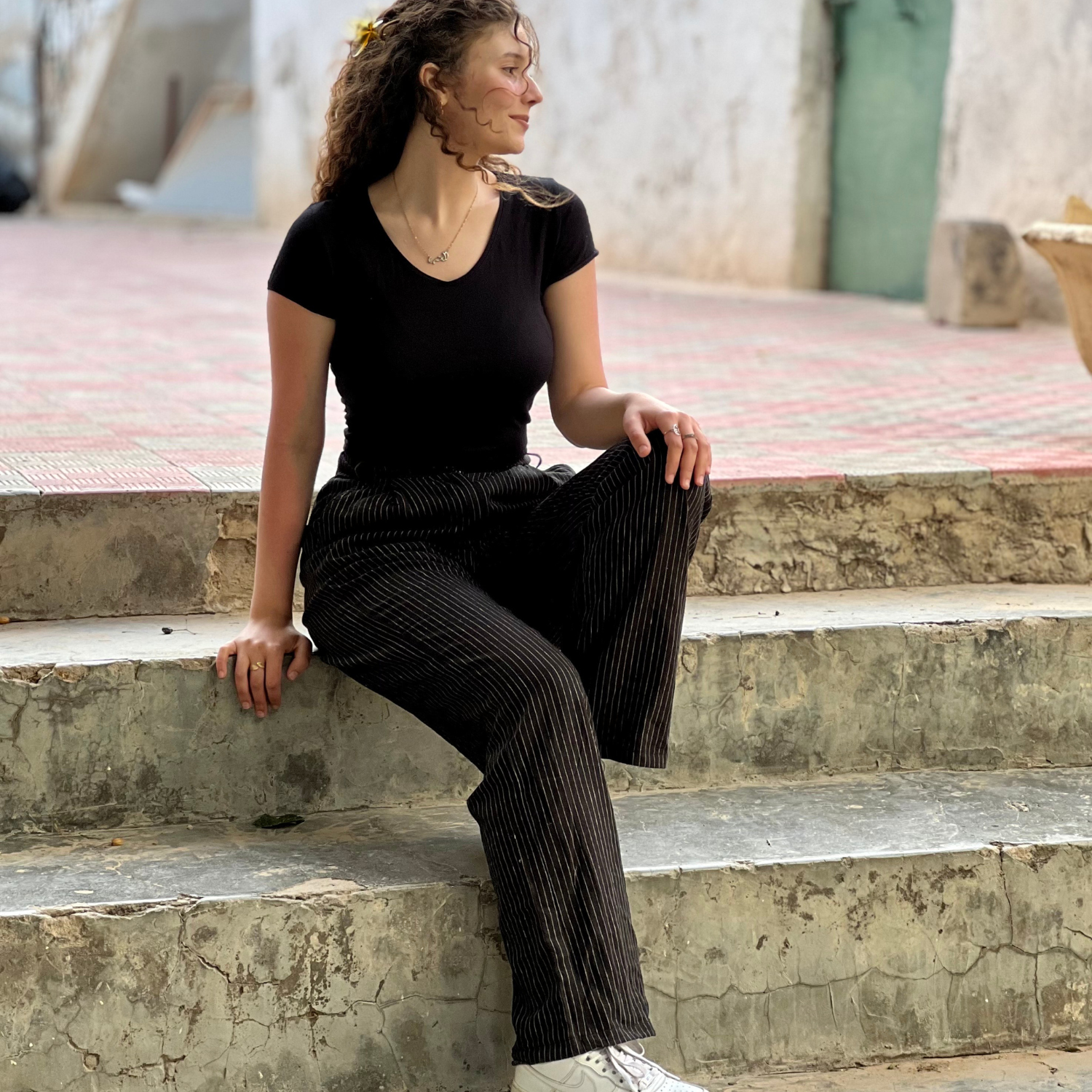 Pantalon tergal large