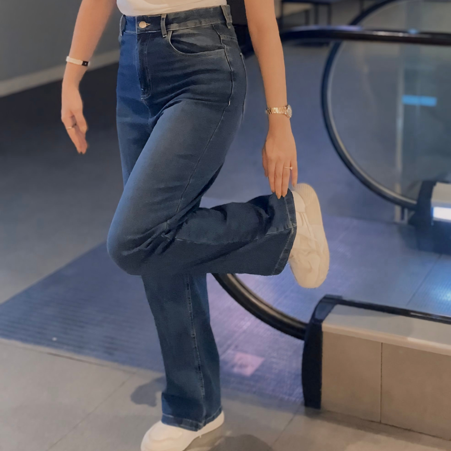 Jean straight Grande taille