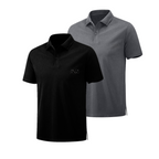 Lot de 2 Polos Homme Manches Courtes Top Elégant