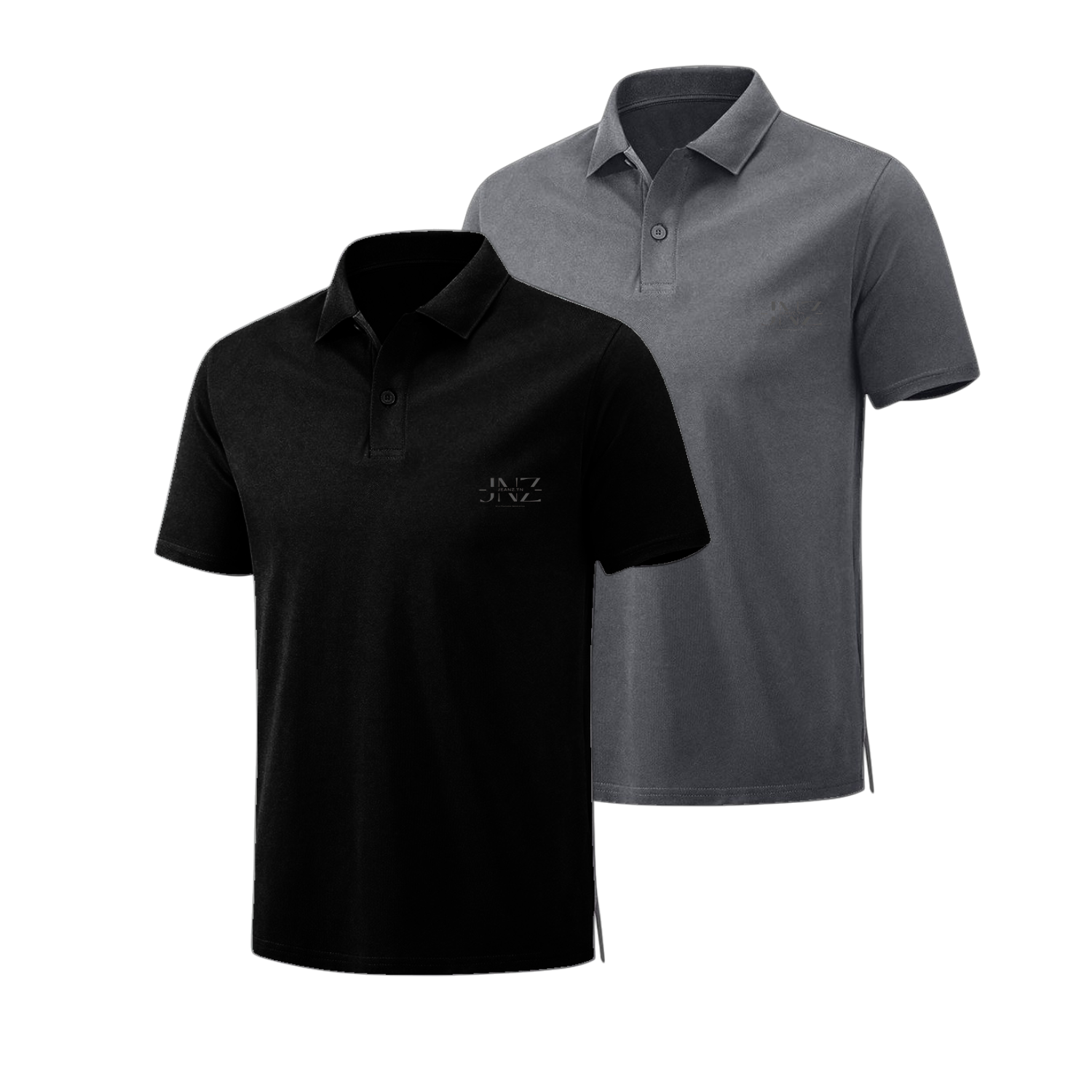 Lot de 2 Polos Homme Manches Courtes Top Elégant