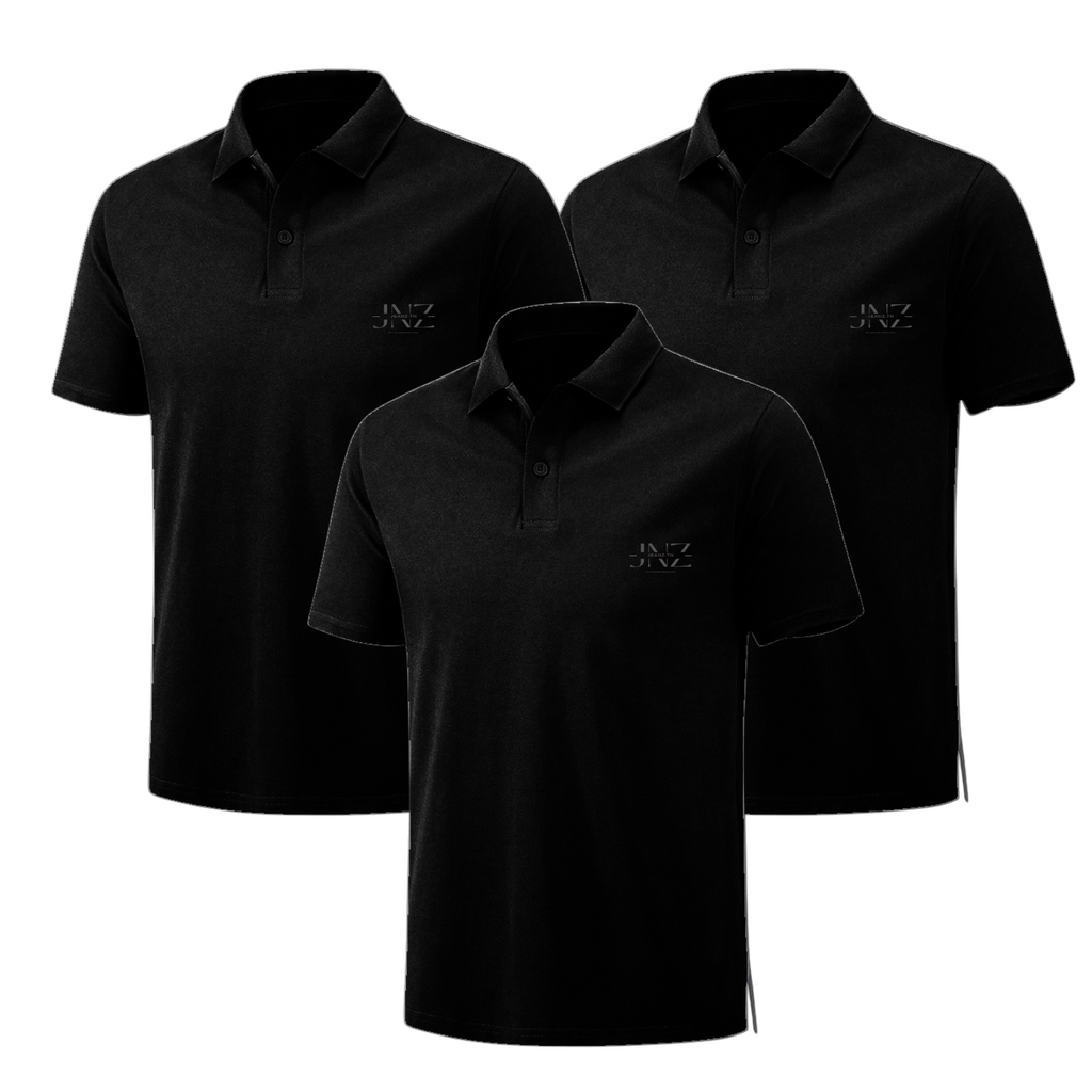 Lot de 3 Polos Homme Manches Courtes - Couleur Unique