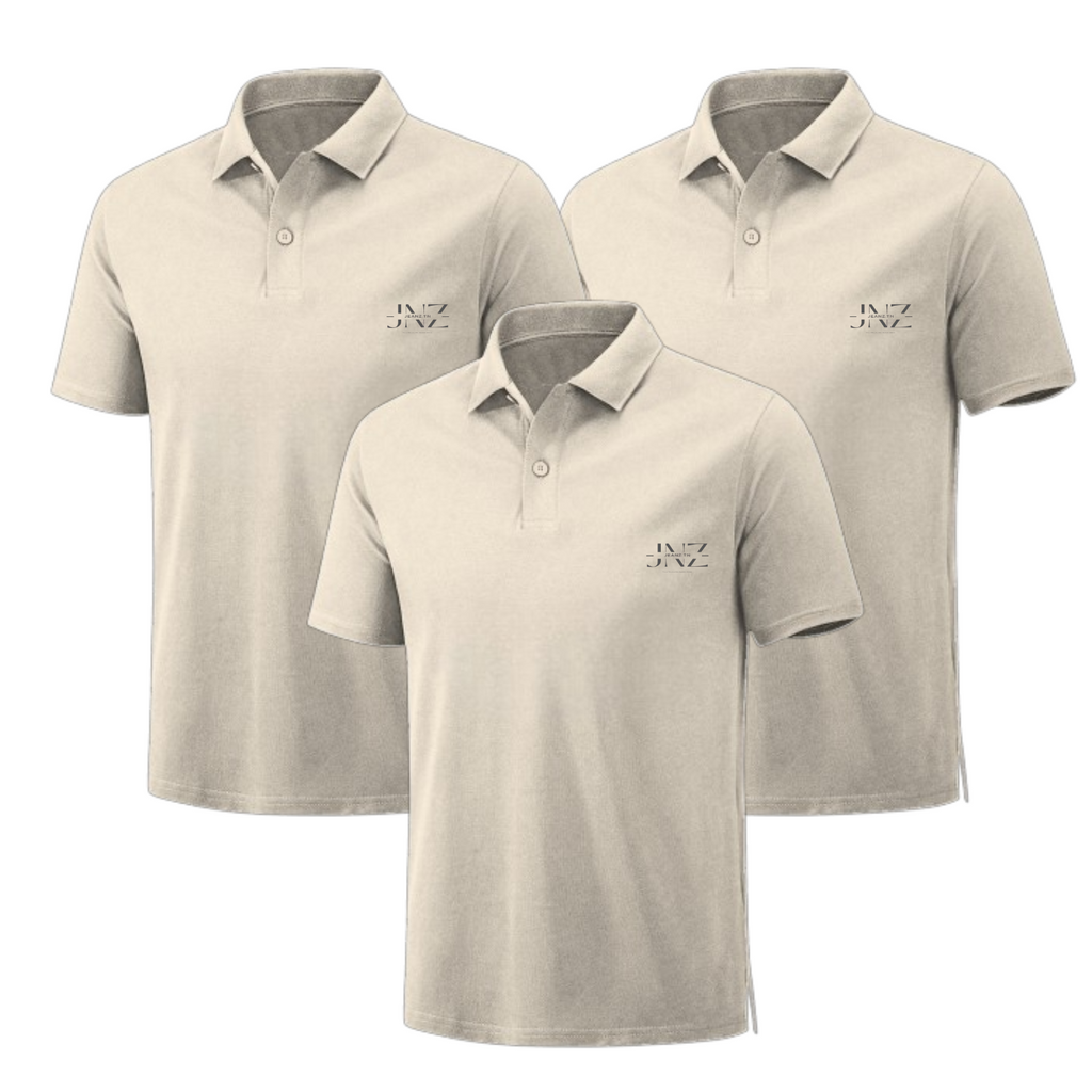 Lot de 3 Polos Homme Manches Courtes - Couleur Unique