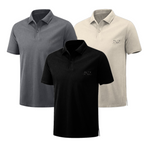 Lot de 3 Polos Homme Manches Courtes Top Elégant