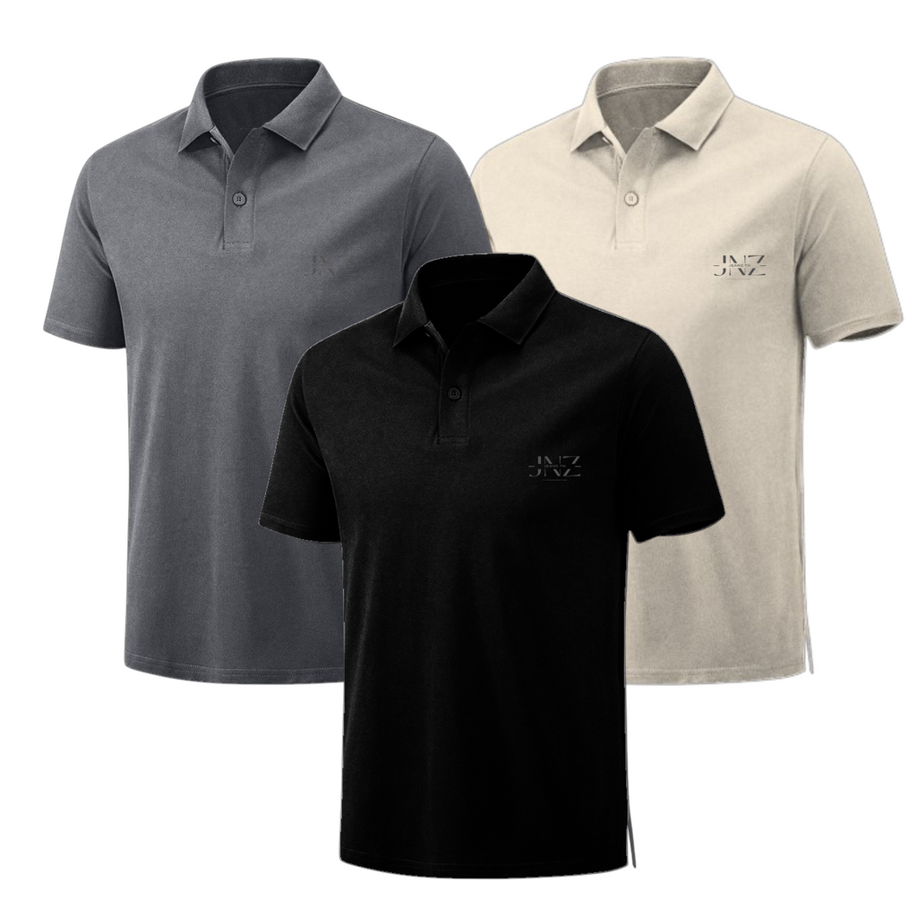 Lot de 3 Polos Homme Manches Courtes Top Elégant
