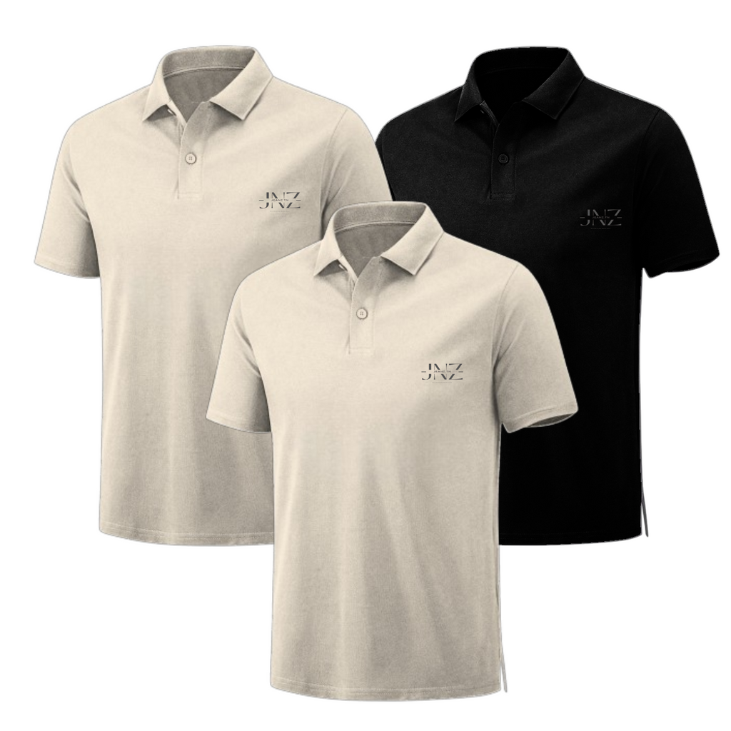 Lot de 3 Polos Homme Manches Courtes Top Elégant