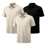 Lot de 3 Polos Homme Manches Courtes Top Elégant