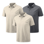 Lot de 3 Polos Homme Manches Courtes Top Elégant