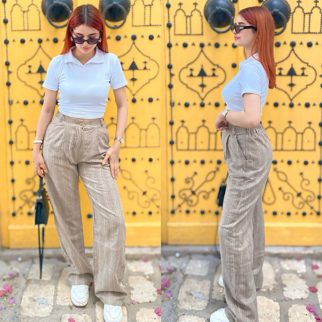 Pantalon tergal large