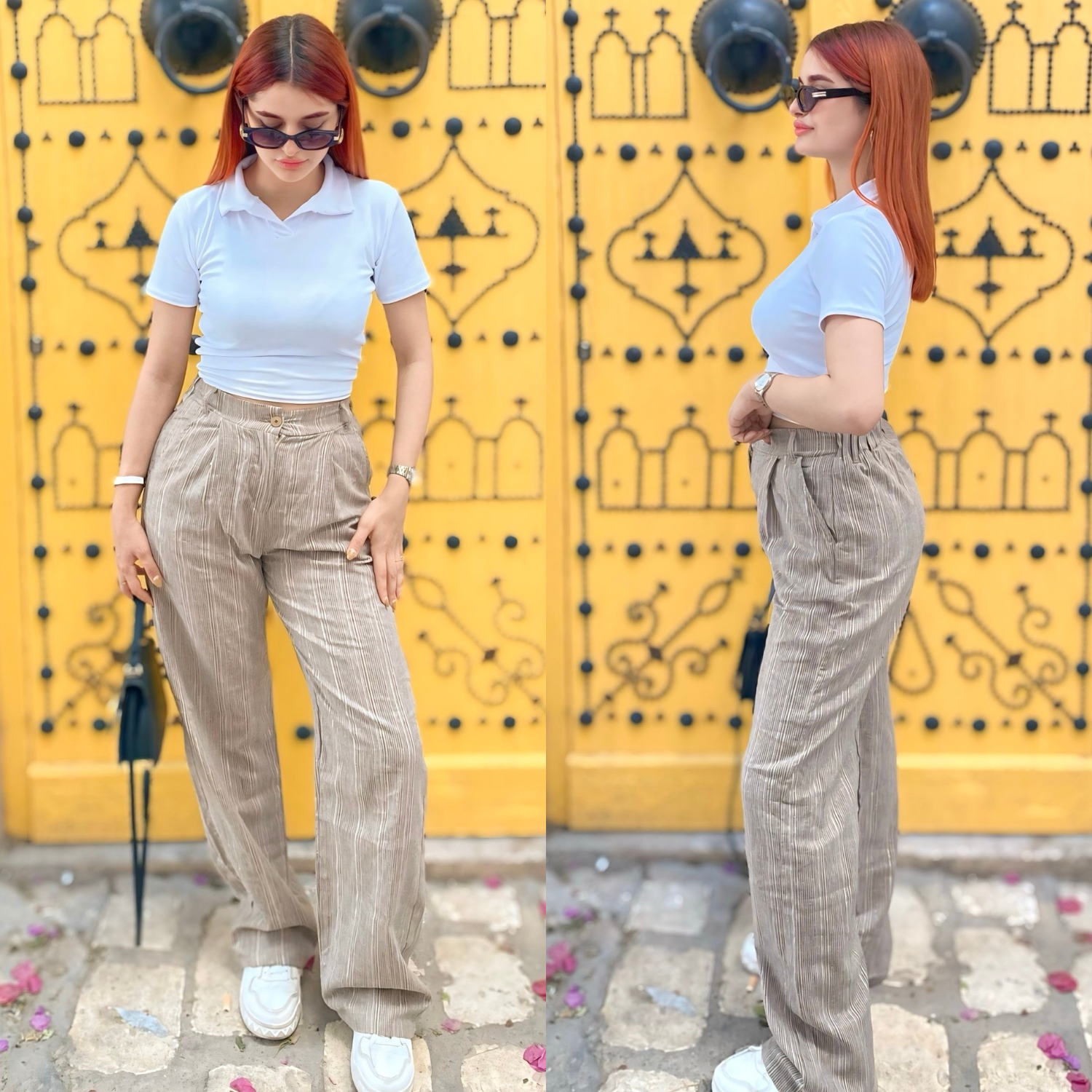 Pantalon tergal large