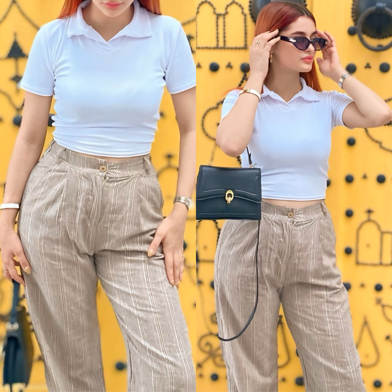 Pantalon tergal large