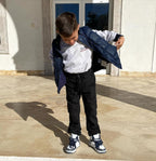 Pantalon Cargo Enfant - Noir