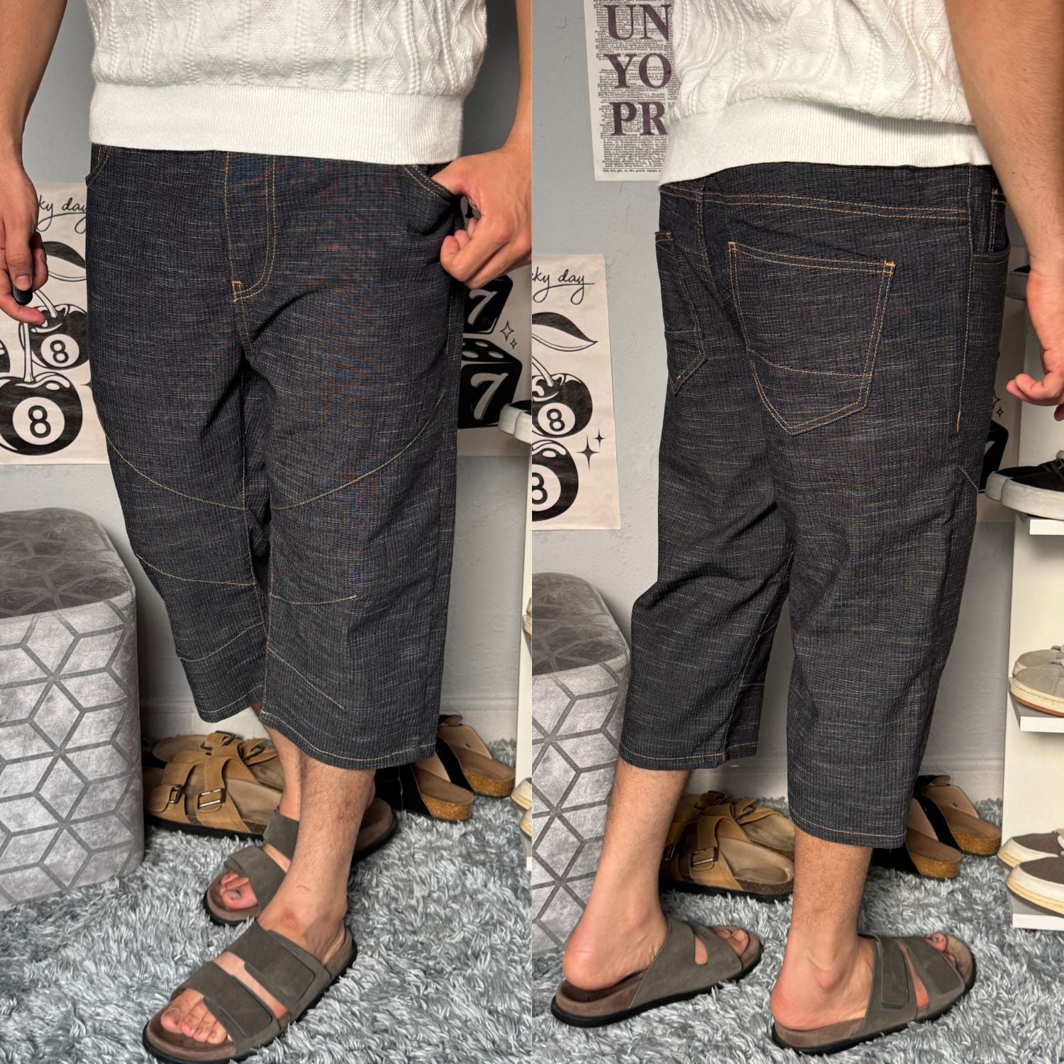 Bermuda avec cordon Confort - Grande Taille