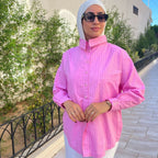 Chemise Oversize rayée femme