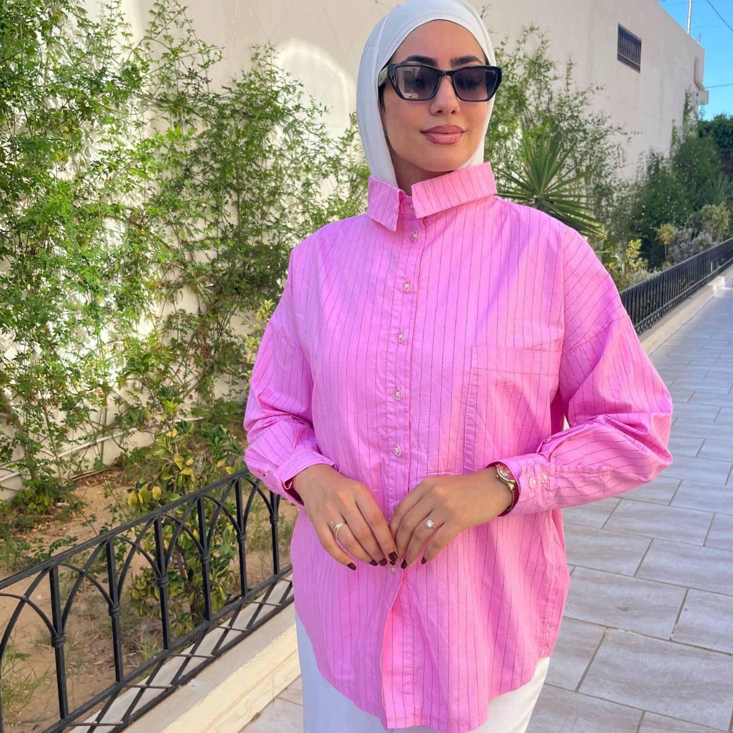 Chemise Oversize rayée femme