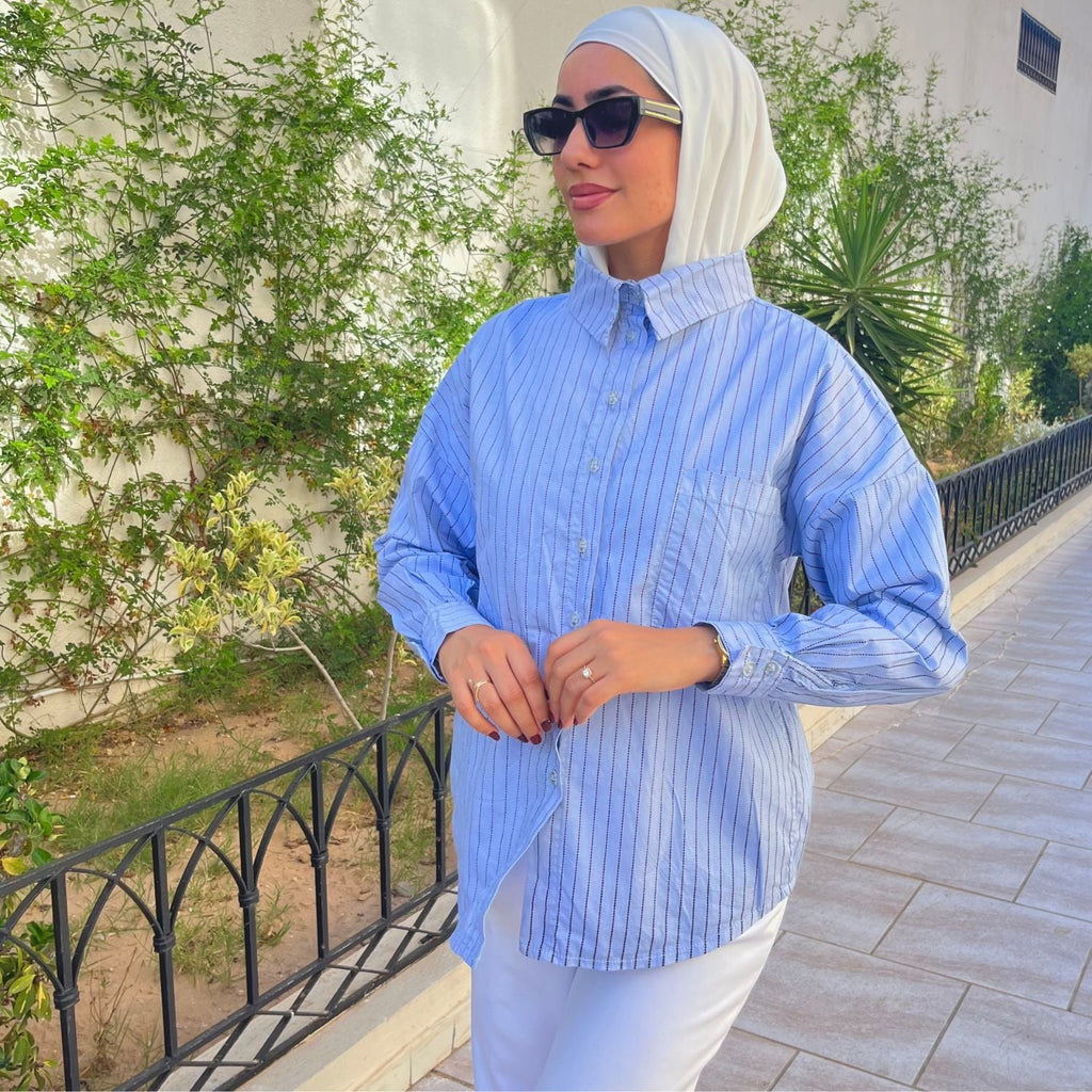 Chemise Oversize rayée femme
