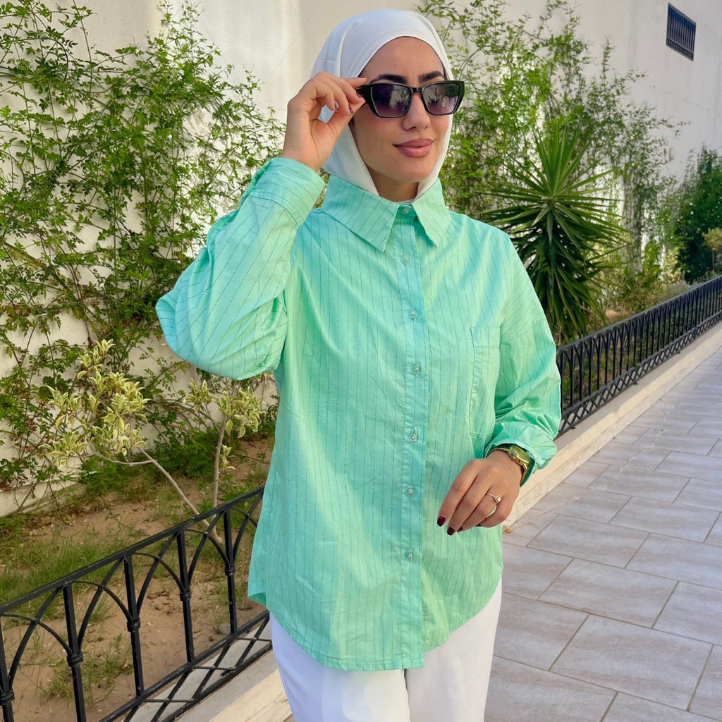 Chemise Oversize rayée femme