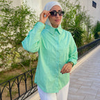 Chemise Oversize rayée femme