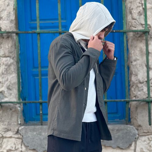 Surchemise Homme avec capuche