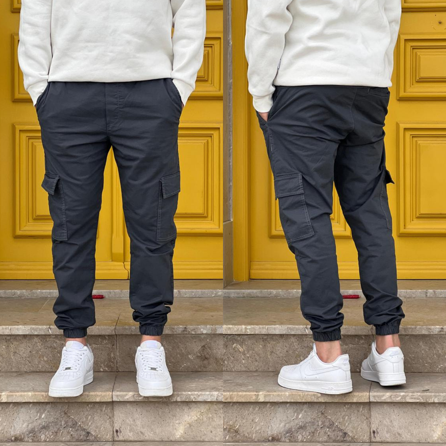 Pantalon Cargo Jogger Fit